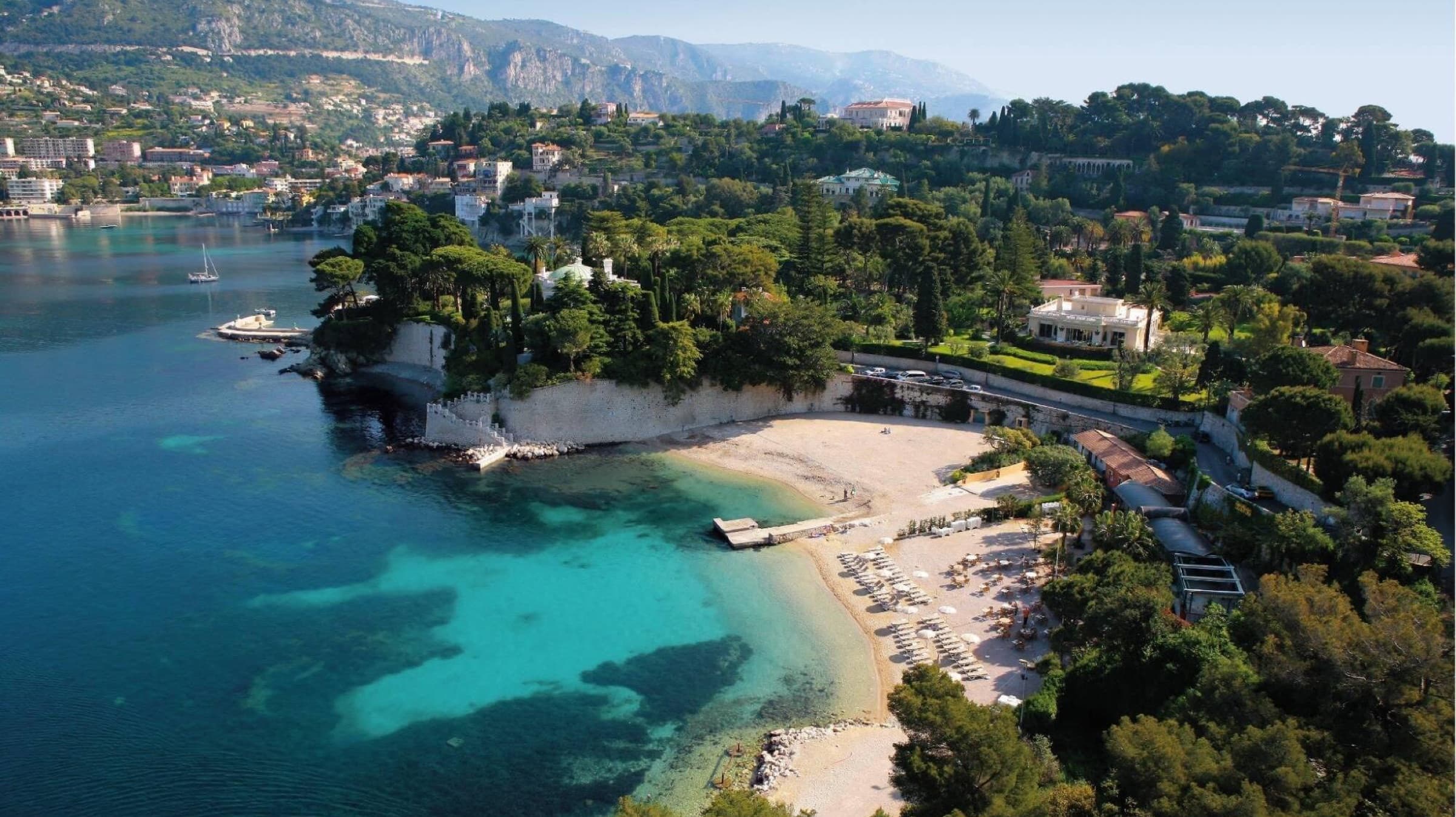 La plage de Paloma au Cap-Ferrat, accessible depuis Nice