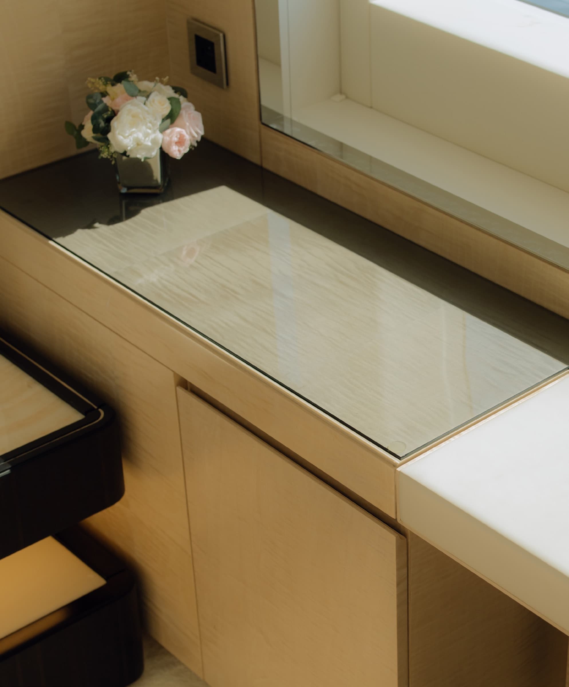Détail d'aménagement intérieur du Majesty 120