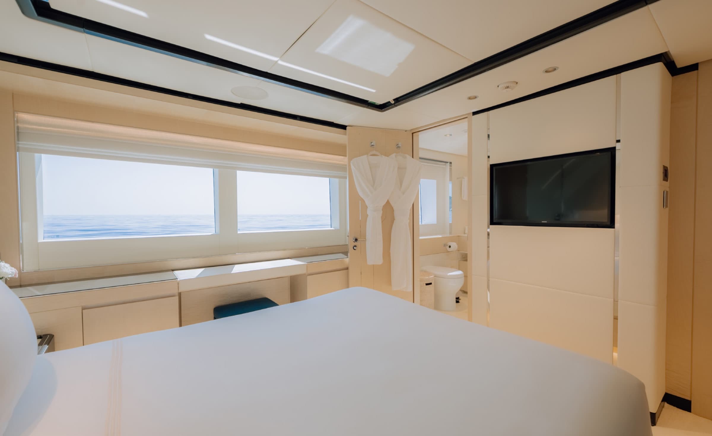 Une cabine double du Majesty 120 avec vue mer