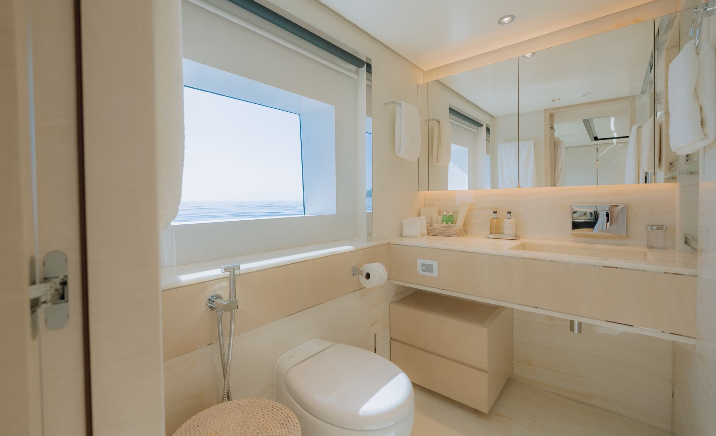 Une salle d'eau du Majesty 120