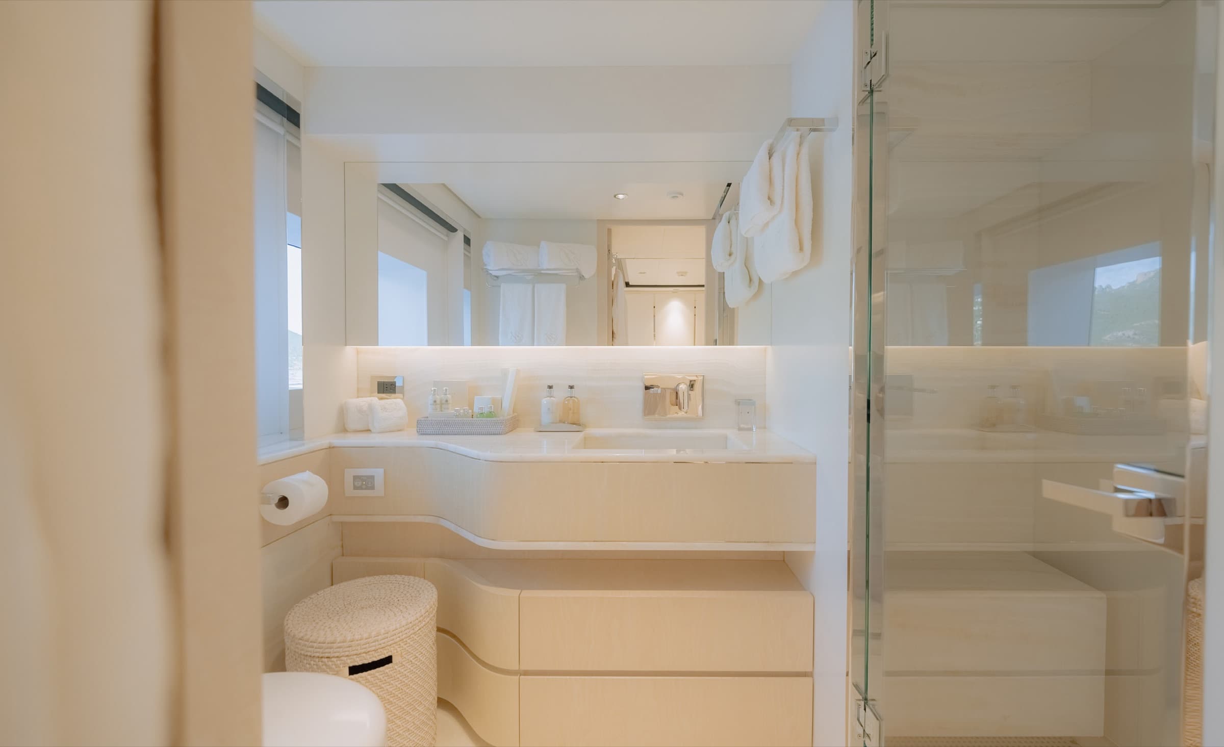 Une salle de bains du Majesty 120